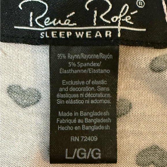 Rene’ Rofe’ - Rayon Spandex - Midi-Sleep Slip - Picture 9 of 11